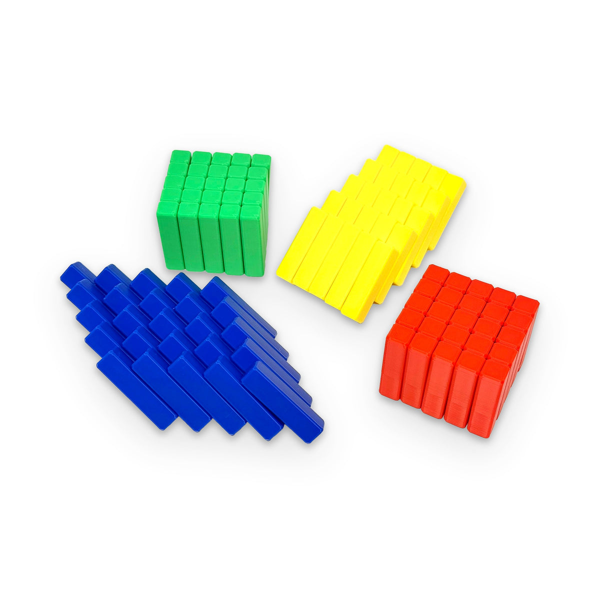 Mesh Cube fidget impreso en 3D en 4 colores – Lugu